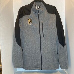 NHL Golden Knight Licensed Gray and Black Performance Jacket. Size XL.